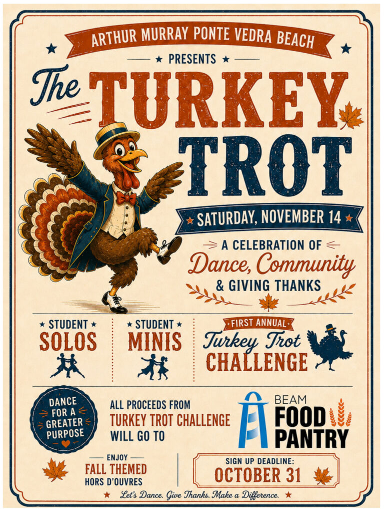 Turkey trot event poster