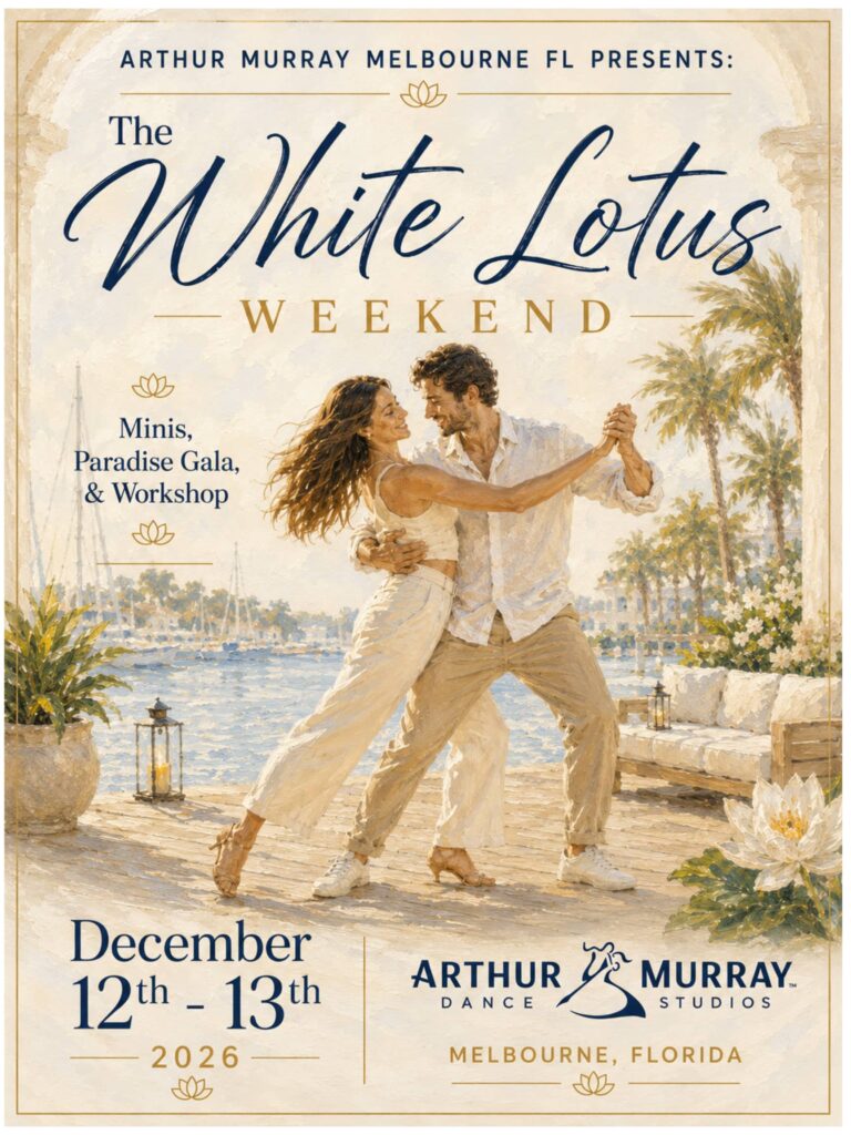 White lotus event poster