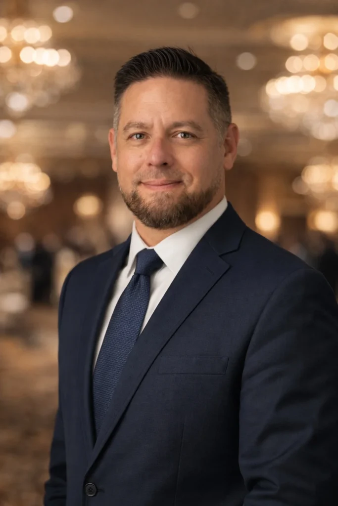 Todd Combs, owner of Arthur Murray Dance Studio in The Woodlands, Texas, professional ballroom dance coach and judge