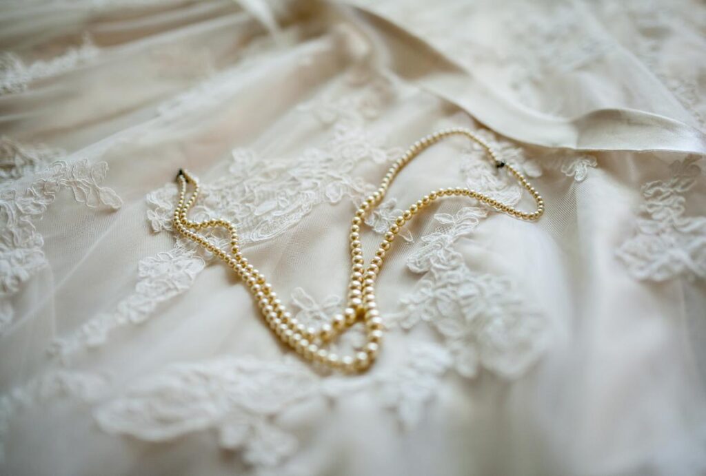 Wedding Dress Pearls