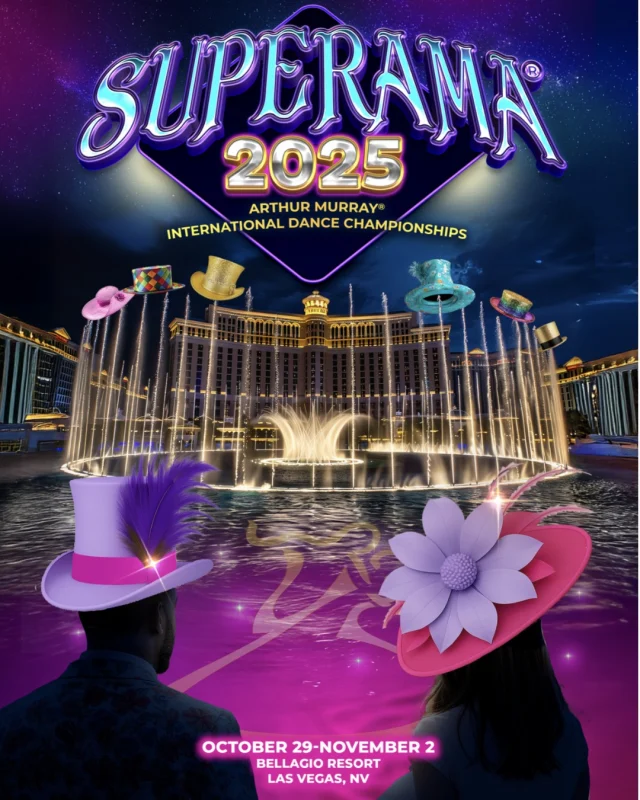 Superama 2025, where hats aren’t just accessories, they’re the main event.🎩👒 Coming to Las Vegas October 29th, 2025! 🕺💃#ballroomdance #dance #ArthurMurraySuperama #LasVegas #arthurmurray #arthurmurraylive #arthurmurrayfamily #arthurmurrayworldwide #arthurmurraylifestyle #arthurmurraydancestudio