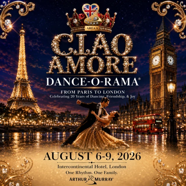 ✨ From Paris to London… the countdown begins. 🇫🇷🇬🇧#ArthurMurrayLifestyle #ArthurMurray #CiaoAmor2026