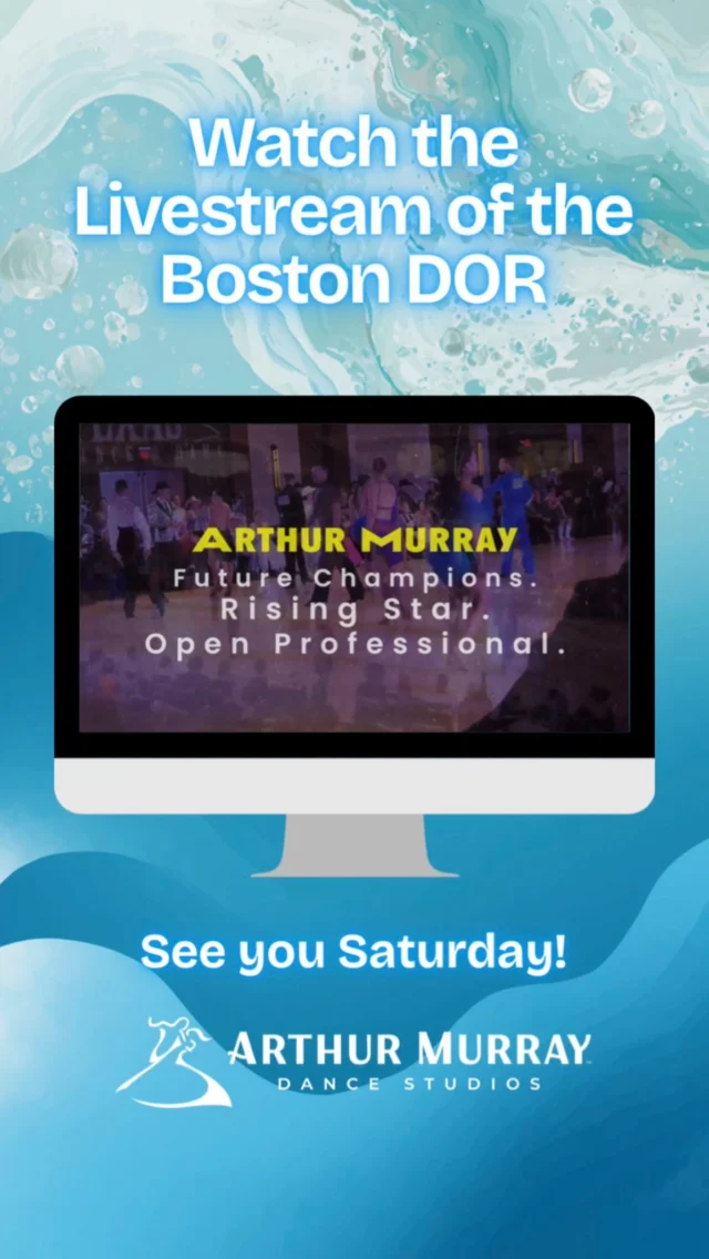 Join us LIVE from Boston this Saturday as some of the best Arthur Murray professionals take the floor!Cheer on your favorite pros as they compete in the Future Champions, Rising Star, and Open Professional divisions.From exciting up-and-coming talent to championship-level performances, it’s a night packed with incredible dancing, unforgettable moments, and nonstop ballroom action.Grab your favorite seat at home and be part of the excitement as we bring the competition to you LIVE from Boston!#ArthurMurray #LifeAsADance #BallroomDance #BostonDOR #arthurmurraylifestyle