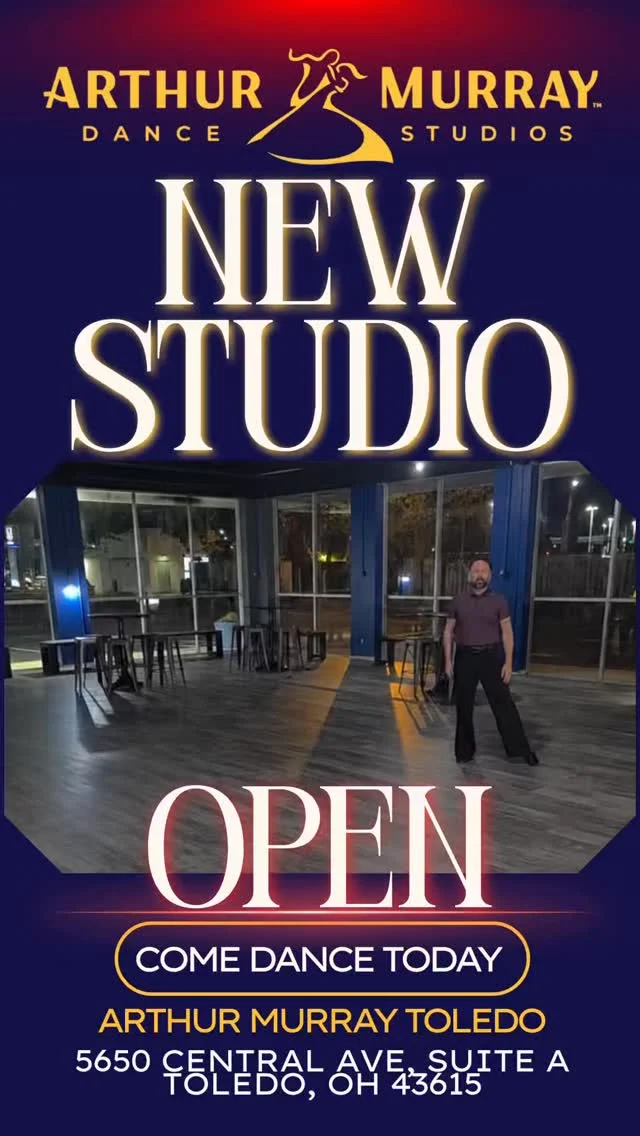 Let’s give a huge congratulations to Damian on his new beautiful Arthur Murray Dance Studio location in Toledo! We’re excited to see her to continue inspiring students and bringing the joy of dance to Toledo💃🏻 🕺🏻 🪩We wish her continued success! 🎉#ArthurMurray #ArthurMurrayLifestyle #dancestudio
#Toledo