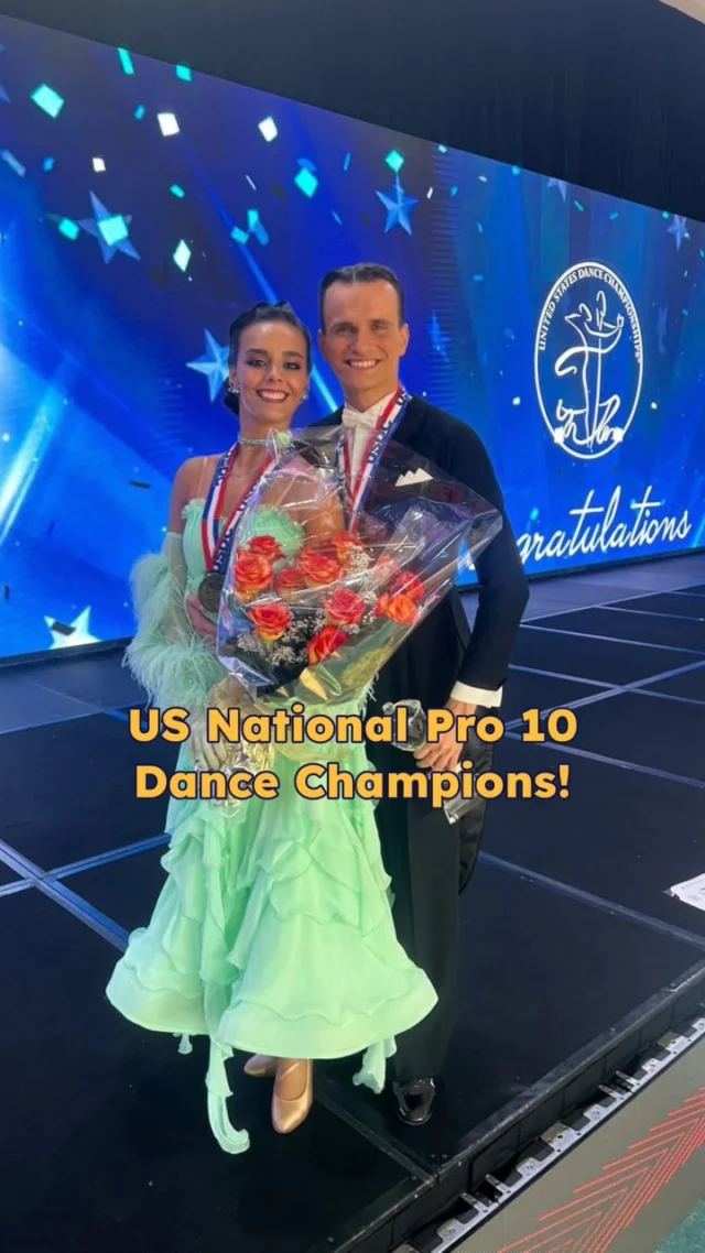 A huge Arthur Murray congratulations to the new US Professional 10-Dance Champions - Bohdan Dovhalov and Sonya Iudina. 🥇🥇!Bohdan and Sonya are professional instructors at the Marlton, NJ location. We celebrate your achievement and are proud to have you as part of the Arthur Murray family. And btw, congratulations on winning the US Rising Star Ballroom event in the same week!#champions #arthurmurray #arthurmurraylifestyle