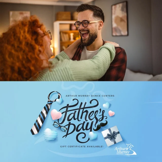 Happy Father’s Day from Arthur Murray Dance Centers! 💙 #DanceWithDad #ArthurMurray #FathersDay