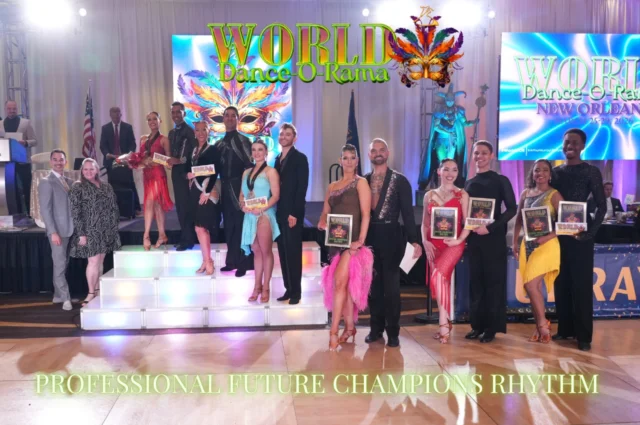 Congratulations to our WDOR Professional Future Champions Rhythm🏆1st-Joaquin Ferraro/Brissa Hernandez
2nd-Jose Gregorio Hernandez/Halee Spencer
3rd-Austen Long/Elizabeth Pischel
4th-David Love/Chelsea Payton
5th-Jose Aguilar/Liz Vong
6th-Kolby Brown/Dayleen Sanquintin#WorldDOR #ArthurMurray #ArthurMurrayLifestyle #BallroomDancing #BallroomCompetition