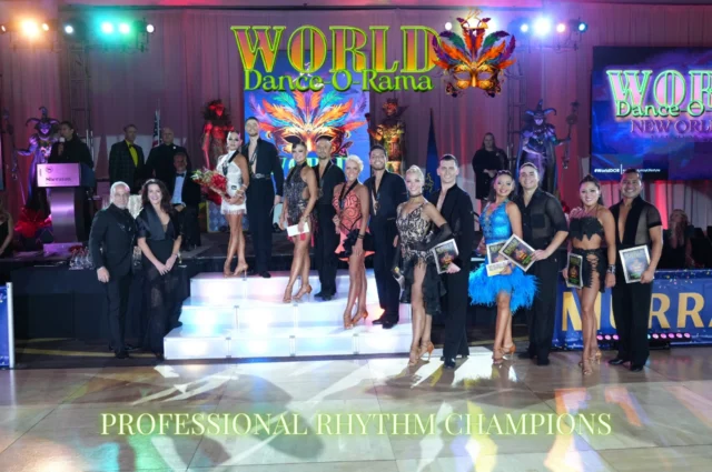 Congratulations to our WDOR 2026 Professional Rhythm Champions 🏆1st – Nikolai Kaznadii & Cristal Segura
2nd – Oleksandr Iorhov & Maryna Mitieva
3rd – Sebastian Burbano & Lindsay Milam
4th – Julian Ferguson & Bennett Stevens
5th – Juan Pablo Gutierrez & Mariana Alarcon Ruiz
6th – Frank Cuba & Rosa Paredes#WorldDOR #ArthurMurray #ArthurMurrayLifestyle #BallroomDancing #BallroomCompetition