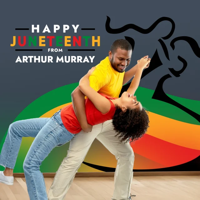 Today, we celebrate the freedom, resilience, and rich cultural contributions of Black Americans. As dancers, we celebrate the power of movement to bring people together—and today, we dance in remembrance and unity. Happy Juneteenth from all of us at Arthur Murray Dance Centers! 💙 #Juneteenth