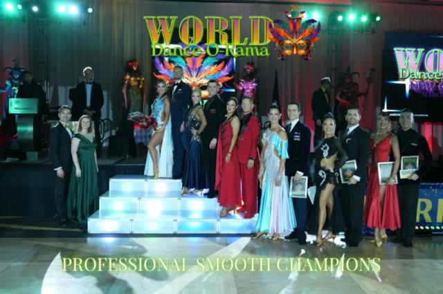 Congratulations to our WDOR 2026 Professional Smooth Champions 🏆1st — Misha Ostryakov & Gioia Reni
2nd — Julian Ferguson & Bennett Stevens
3rd — Peter Hahn & Jude Coraldi
4th — Christian Lightner & Kia Kenney
5th — Edwin Cabrera & Stefanie Scales
6th — Alex Doan & Nuriya Kudaibergenova#WorldDOR #ArthurMurray #ArthurMurrayLifestyle #BallroomDancing #BallroomCompetition