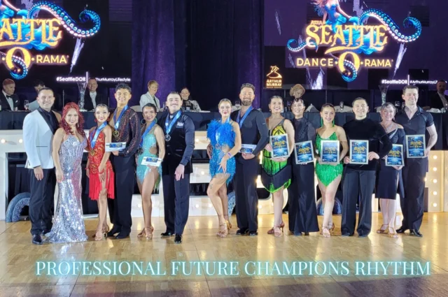 Congratulations to our 2026 Arthur Murray Professional Future Champions Rhythm Champions 🏆1st — Brian Chang & Chloe Kurihara (San Diego)
2nd — Alberto Solano & Amani Velada (Everett)
3rd — Rhys Flaher & Cocoa West (Tacoma)
4th — Gracie Rotter & Sophia Mann (Seattle)
5th — Michael Ulloa & Claire Tablizo (Long Beach/Culver City)
6th — Giovanni Rizzo & Emily Evans (Vancouver, BC)#SeattleDOR2026 #ArthurMurray #ArthurMurrayLifestyle #BallroomDancing #BallroomCompetition