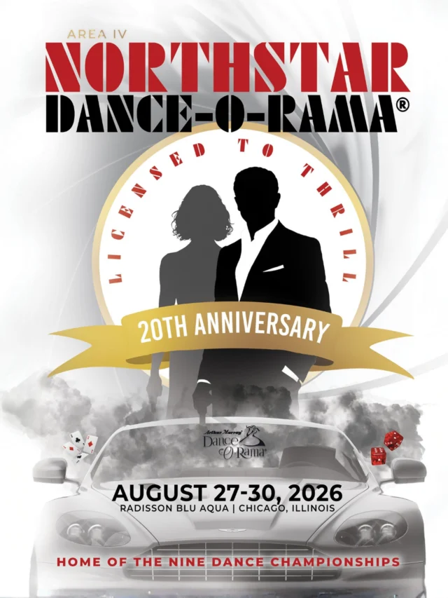 20 years of dancing and we’ve got a License to Thrill! 🕺🏻 Northstar Dance-O-Rama’s Grand Finale starts this week 💥Check back for exclusive updates from the event or follow along live on the Arthur Murray Offical app 📲This James Bond special will be one for the memory books 📸#arthurmurray #arthurmurraylifestyle #northstardor2026