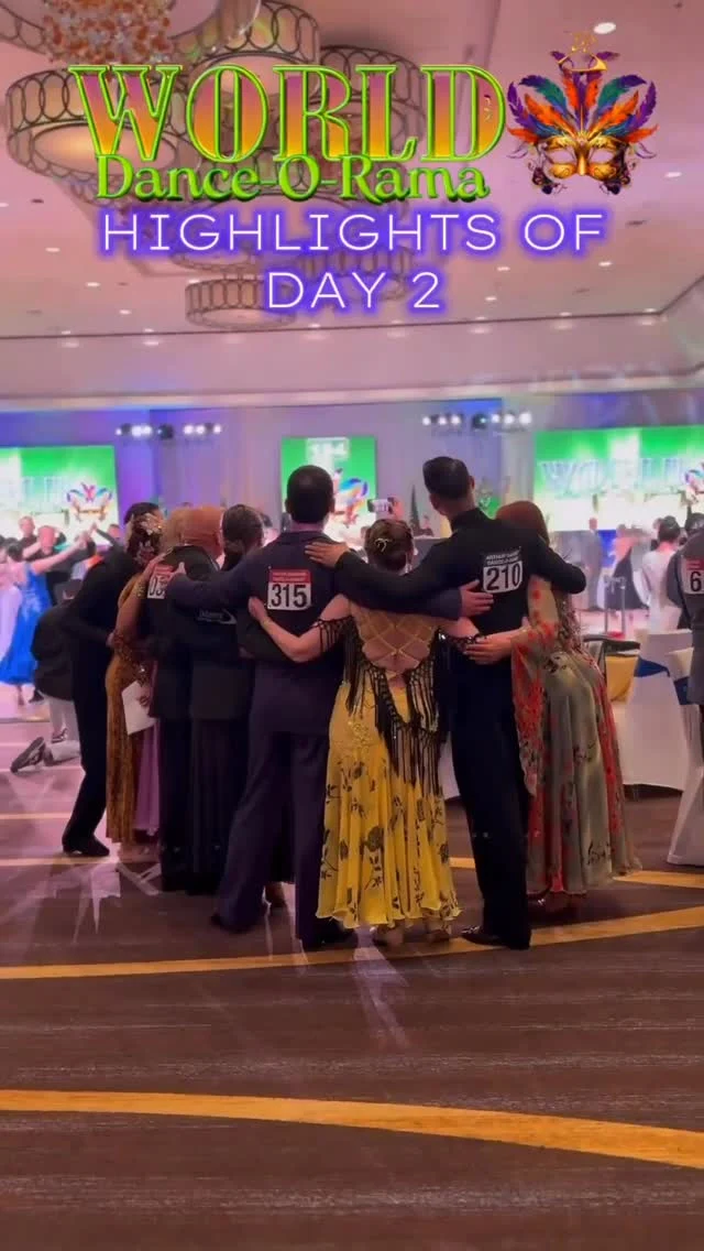 Day 2 Highlights 💃🕺🏿#WorldDOR #ArthurMurray #ArthurMurrayLifestyle #BallroomDancing #BallroomCompetition