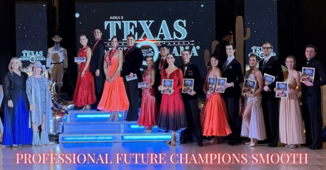 Congratulations to our Arthur Murray 2026 Texas DOR Professional Future Champions Smooth Champions 🏆1st — Jose Hernandez & Halee Spencer (Sarasota)
2nd — Brendan O’Riley Sanchez & Allison Sylke (Whitefish Bay)
3rd — Brian Chang & Chloe Kurihara (San Diego)
4th — Chad Garrett & Carlina De Simone (Beverly Hills)
5th — Riley Jacob & Bree Indorf (Sandy Springs)
6th — Ryan Fitch & Madalynn Ratcliff (Stockton/Folsom)
7th — Gregory Ivanov & Summer Castel (Waco)Thank you @maudeproductions for the beautiful line up photo!#ArthurMurrayLifestyle #Arthur #TeaxsDOR2026