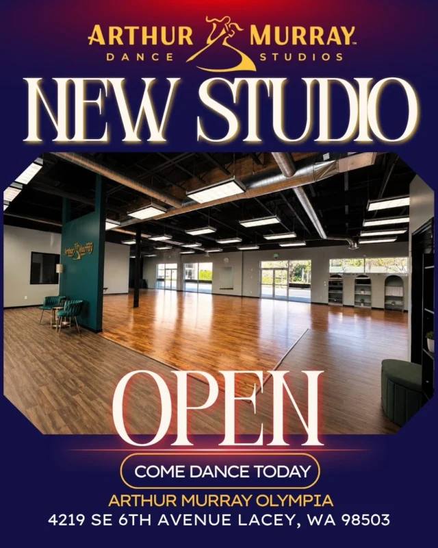 Let’s give a huge congratulations to Shannon on her new beautiful Arthur Murray Dance Studio location in Olympia, WA! We’re excited to see her to continue inspiring students and bringing the joy of dance to the Pacific Northwest. 💃🏻 🕺🏻 🪩We wish her continued success! 🎉#ArthurMurray #ArthurMurrayLifestyle #dancestudio
#olympia #washington