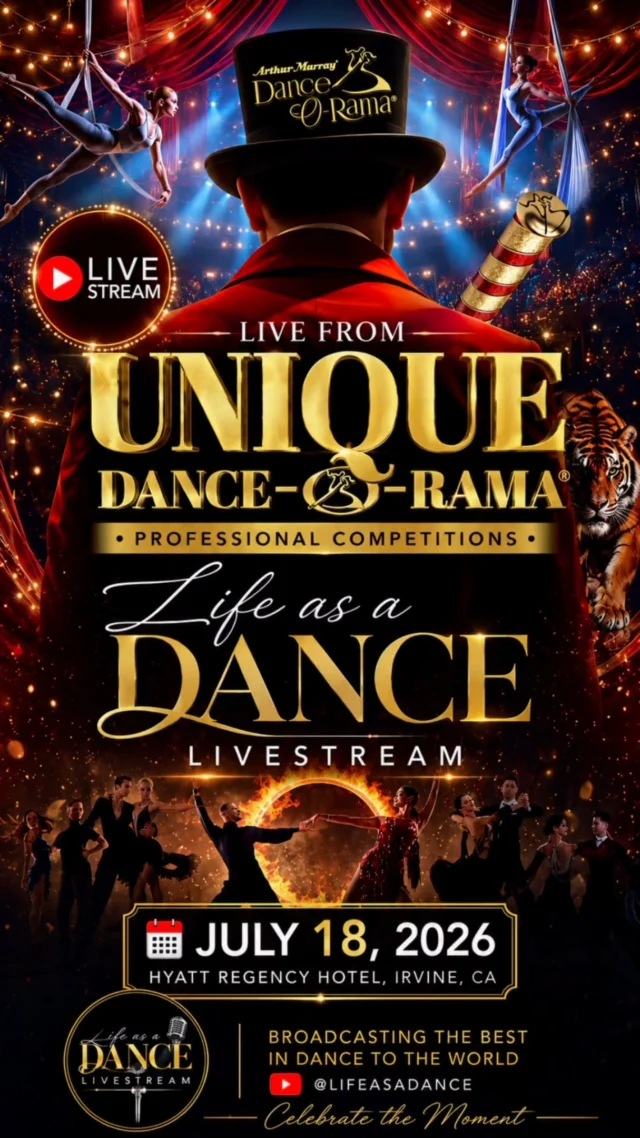 Will you be watching or attending? Let us know in the comments! ⬇️Head on over to YouTube and watch the Livestream of the Professional Competitions on the Life As A Dance Podcast channel 📺https://www.youtube.com/watch?v=SZ4syyxXfAM#arthurmurray #arthurmurraylifestyle #uniquedor2026 #livestreamLife as a Dance