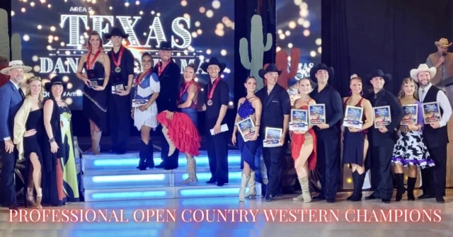 Congratulations to our 2026 Arthur Murray TEXAS Dance O Rama Professional Open Country Western Champions 🏆1st — Nicholas Manzo & Laura Manzo (Mesa-Gilbert)
2nd — Nicolas Romero & Rosie George (Orlando/Lake Mary)
3rd — Cameron Dougherty & Suzi DeSante (Carmel)
4th — Cole Ornelas & Annika Johnson (Reno)
5th — Jose Hernandez & Halee Spencer (Sarasota)
6th — Antonio Samayoa & Joie Darminio (Everett/Seattle)
7th — Drew Rodriguez & Olivia Peterson (Redlands)Thank you @maudeproductions for the beautiful line up photo!#ArthurMurray #ArthurMurrayLifestyle #TexasDOR2026